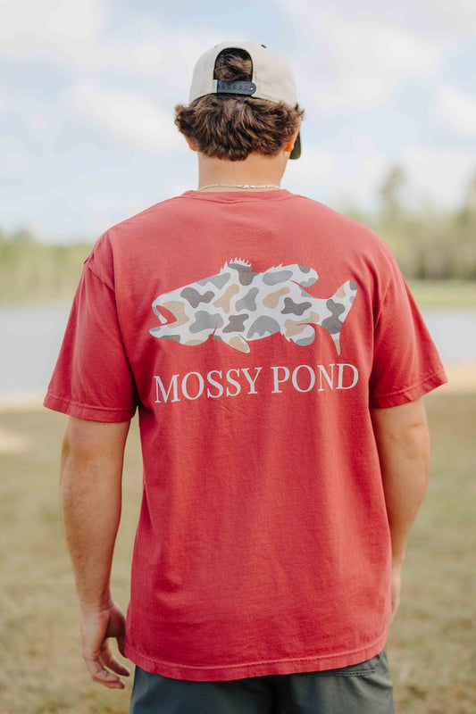 Red Camo Fish T-Shirt