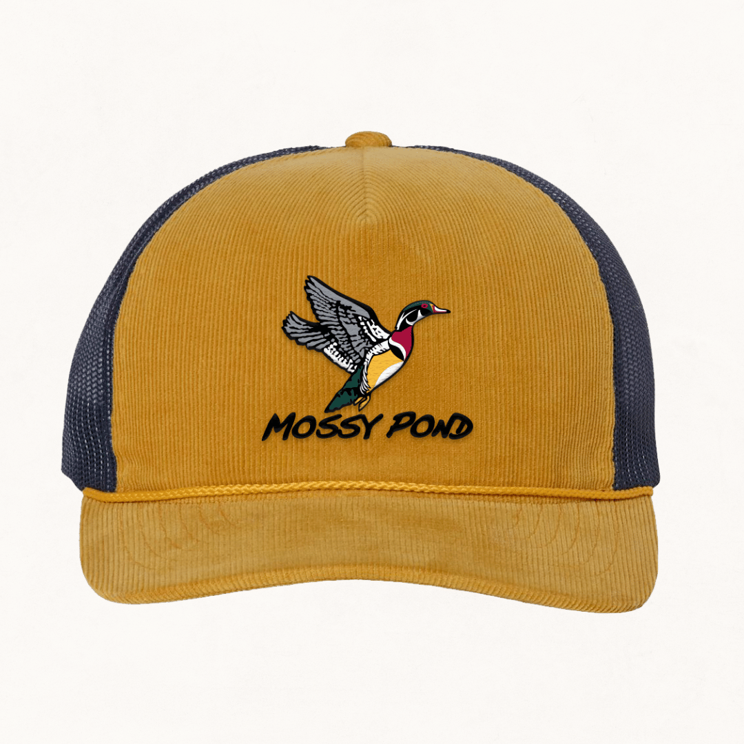 corduroy trucker hat