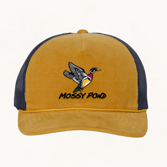 corduroy trucker hat