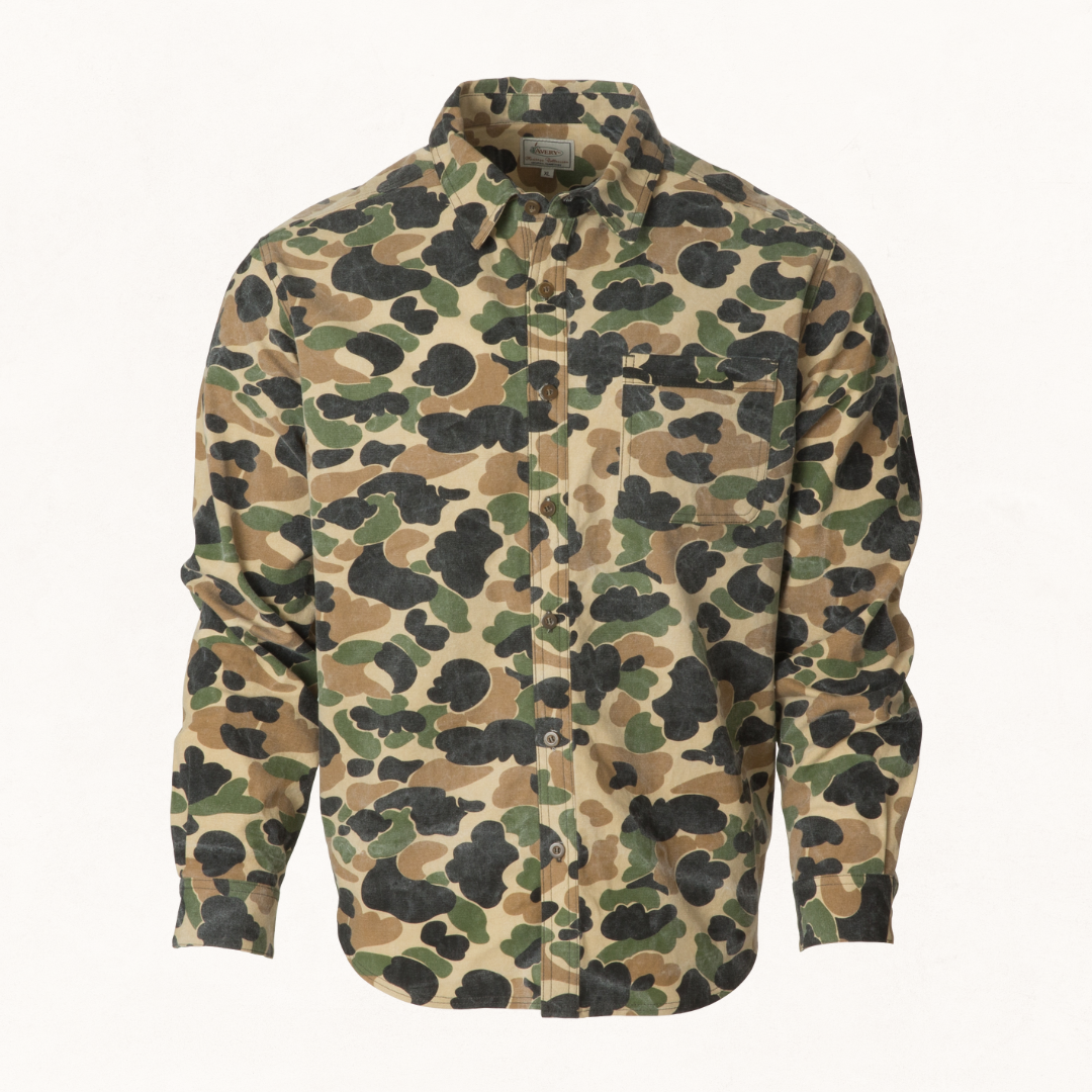 Old School Camo Chamois Shirt
